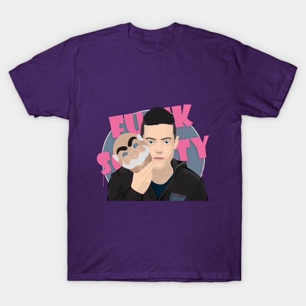 Mr. Robot - Elliot Alderson T-Shirt by spunkbadran